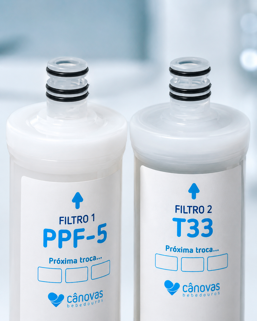 Kit Filtros Originais Cânovas PPF-5 e T33 • Dupla Filtragem