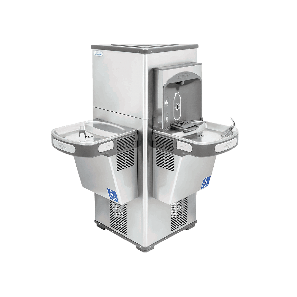Bebedouro Acessível Cânovas LIFE 400 • INOX • Torneira + Sensor Infravermelho