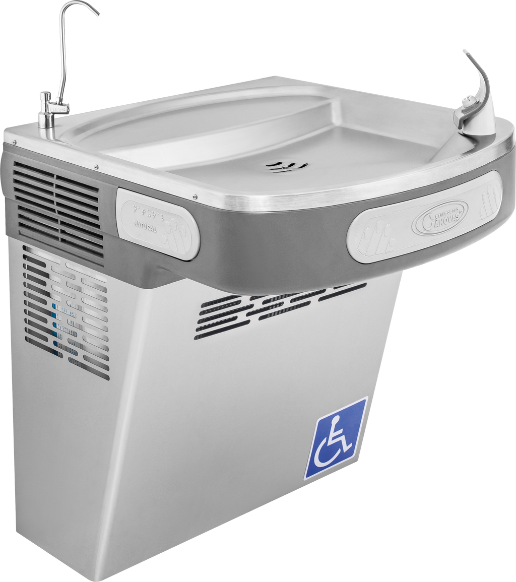 Bebedouro Acessível Cânovas LIFE 100 • INOX • 2 Torneiras