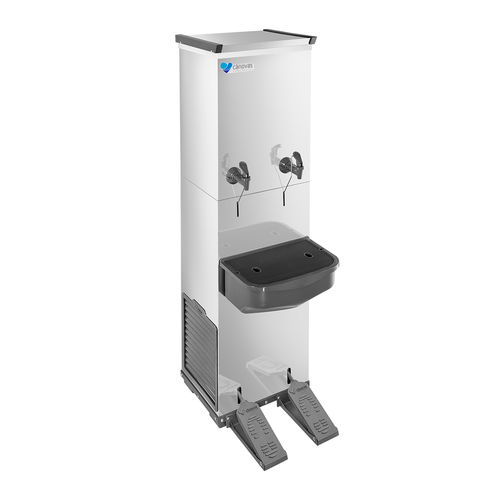 Bebedouro Industrial Cânovas RESIST 50 • INOX • Acionamento por Pedal